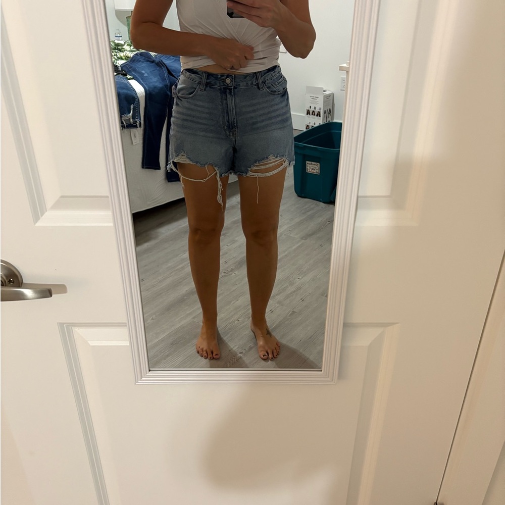 Kensie Light Blue Jean Shorts